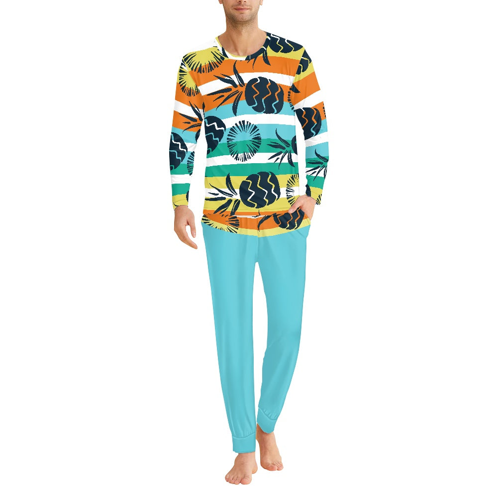 Tropical Vibes Men's Pajama Suit