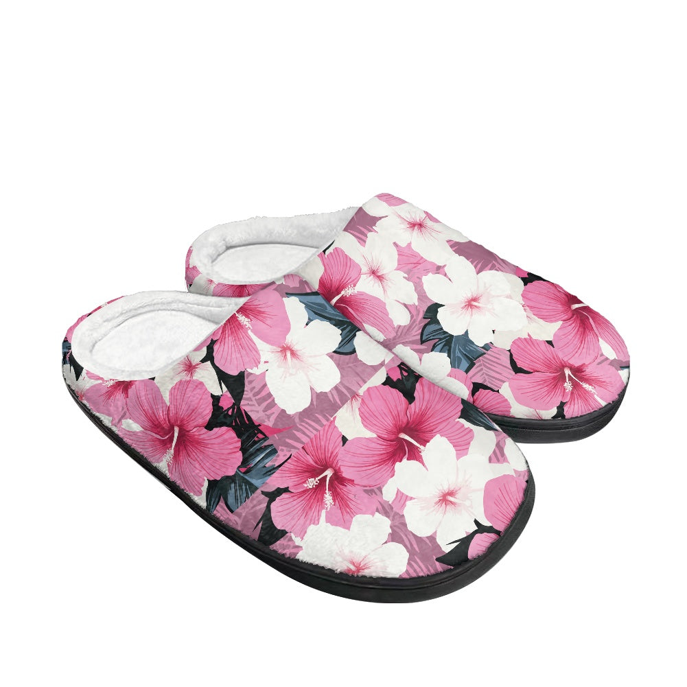 Tropical Blossom Cotton Slippers