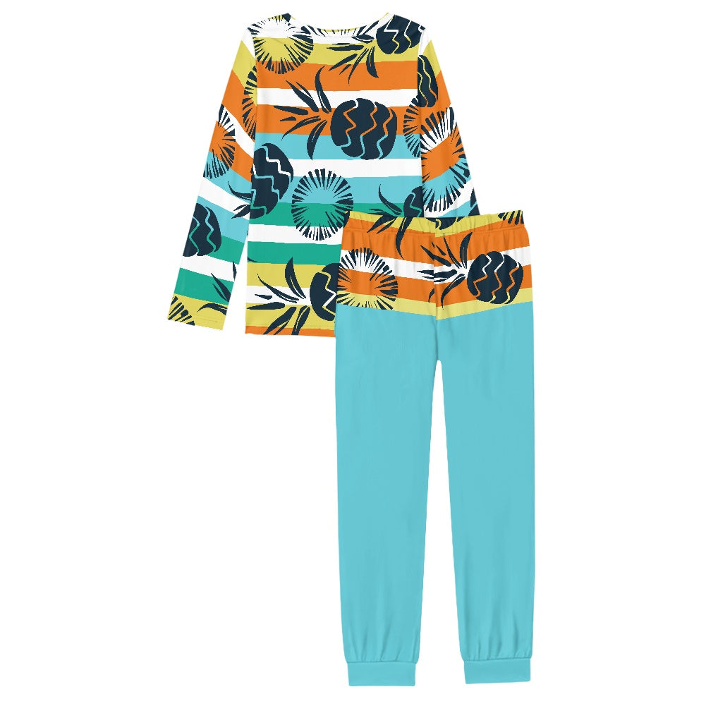 Tropical Vibes Men's Pajama Suit