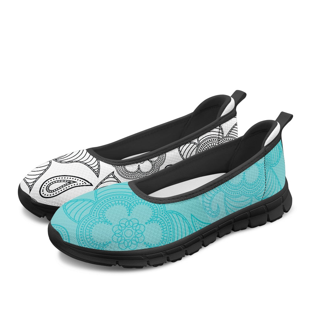 Mandala Charm Women's Slip-On Shoes