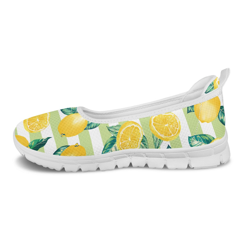 Citrus Charm Women's Slip-On Shoes