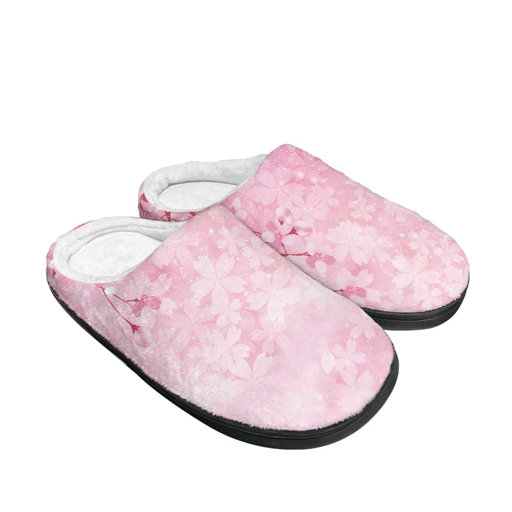 Cherry Blossom Cotton Slippers