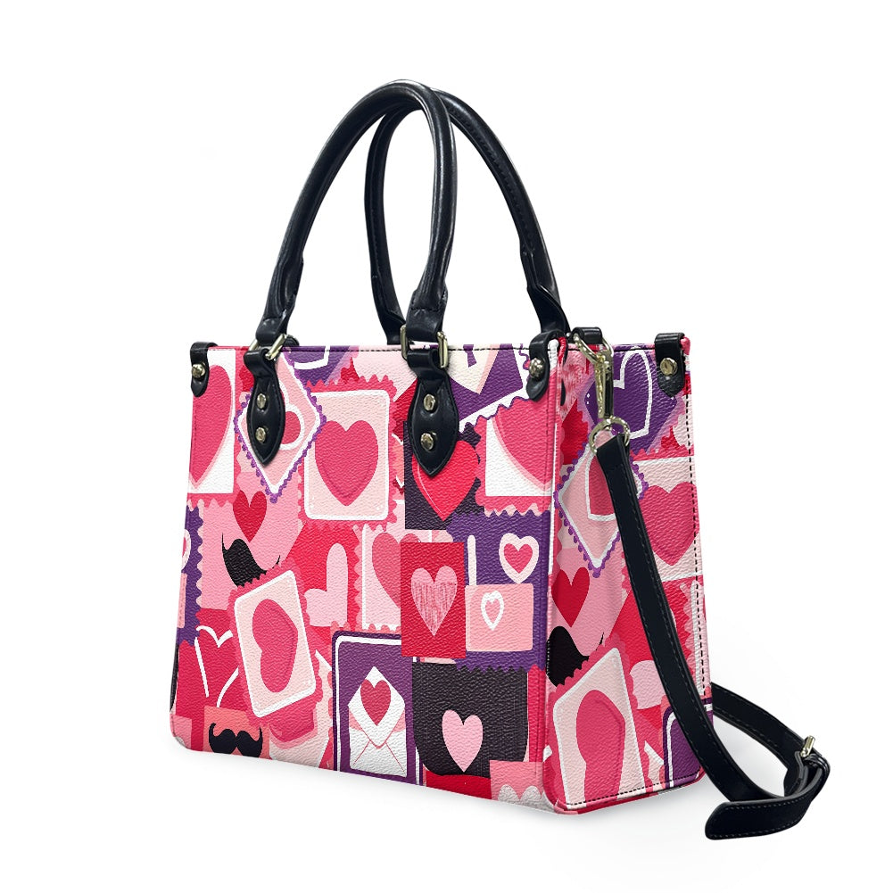 Chic Valentine's Pattern PU Handbag