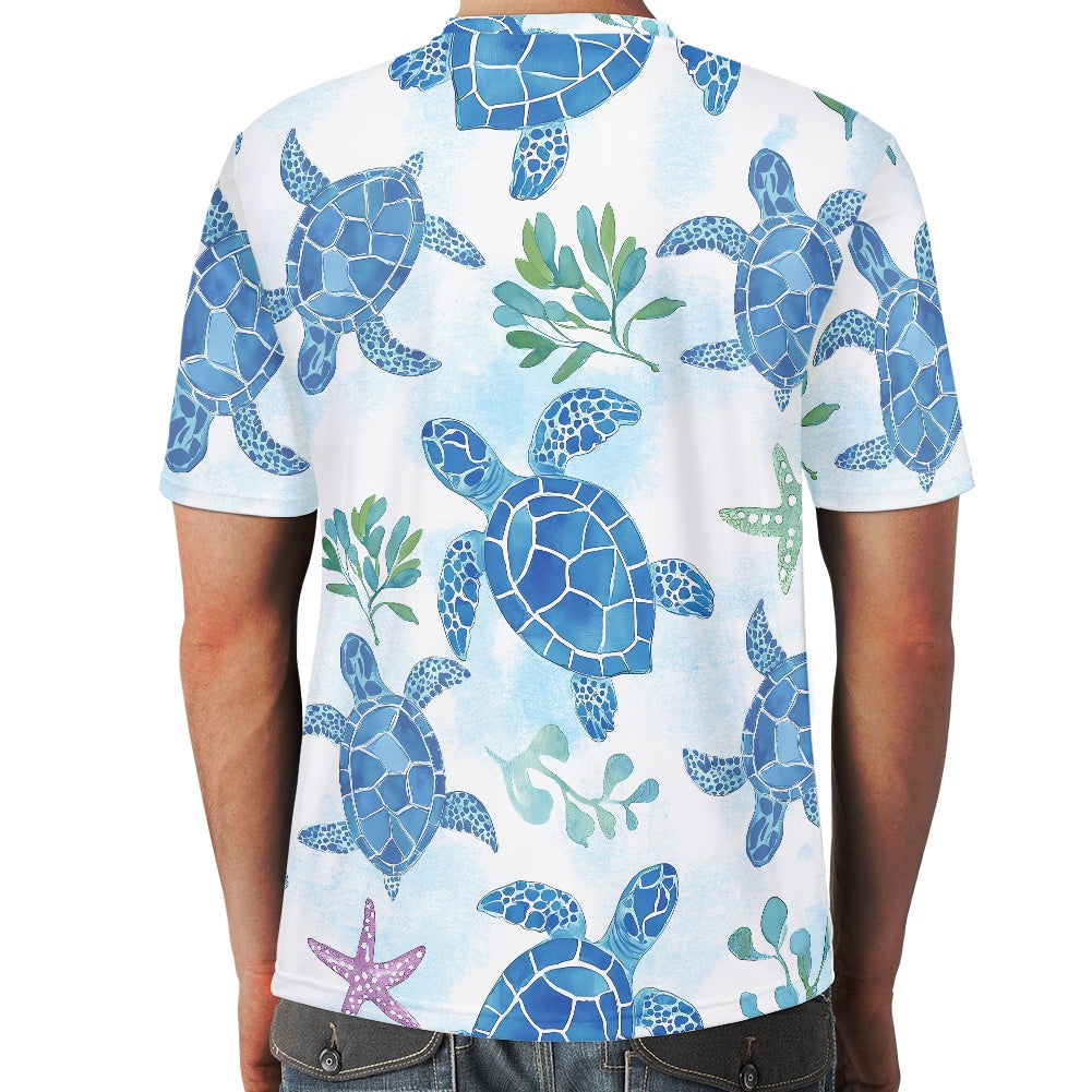 Sea Turtle Splash Men's T-Shirt