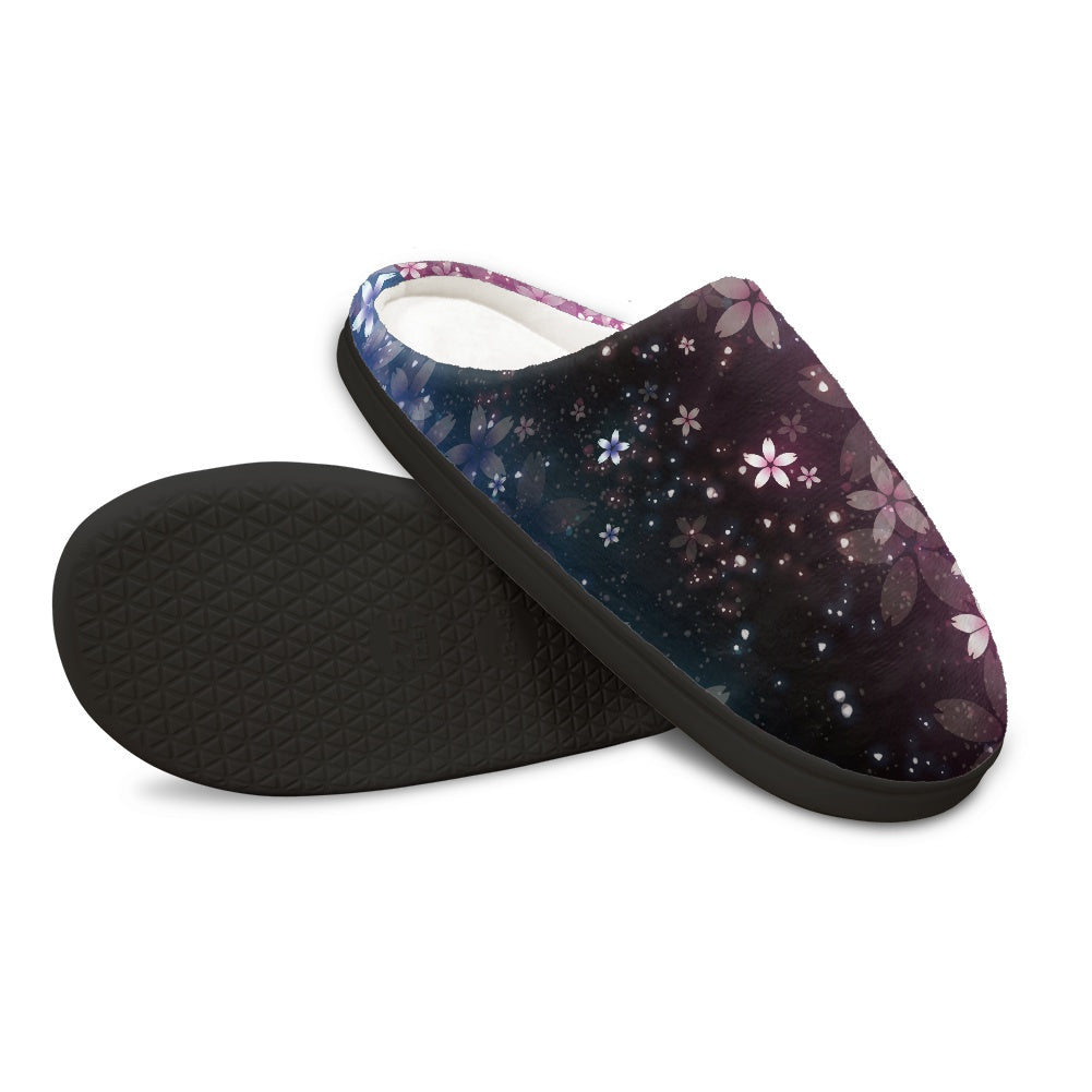 Starlit Bloom Cotton Slippers