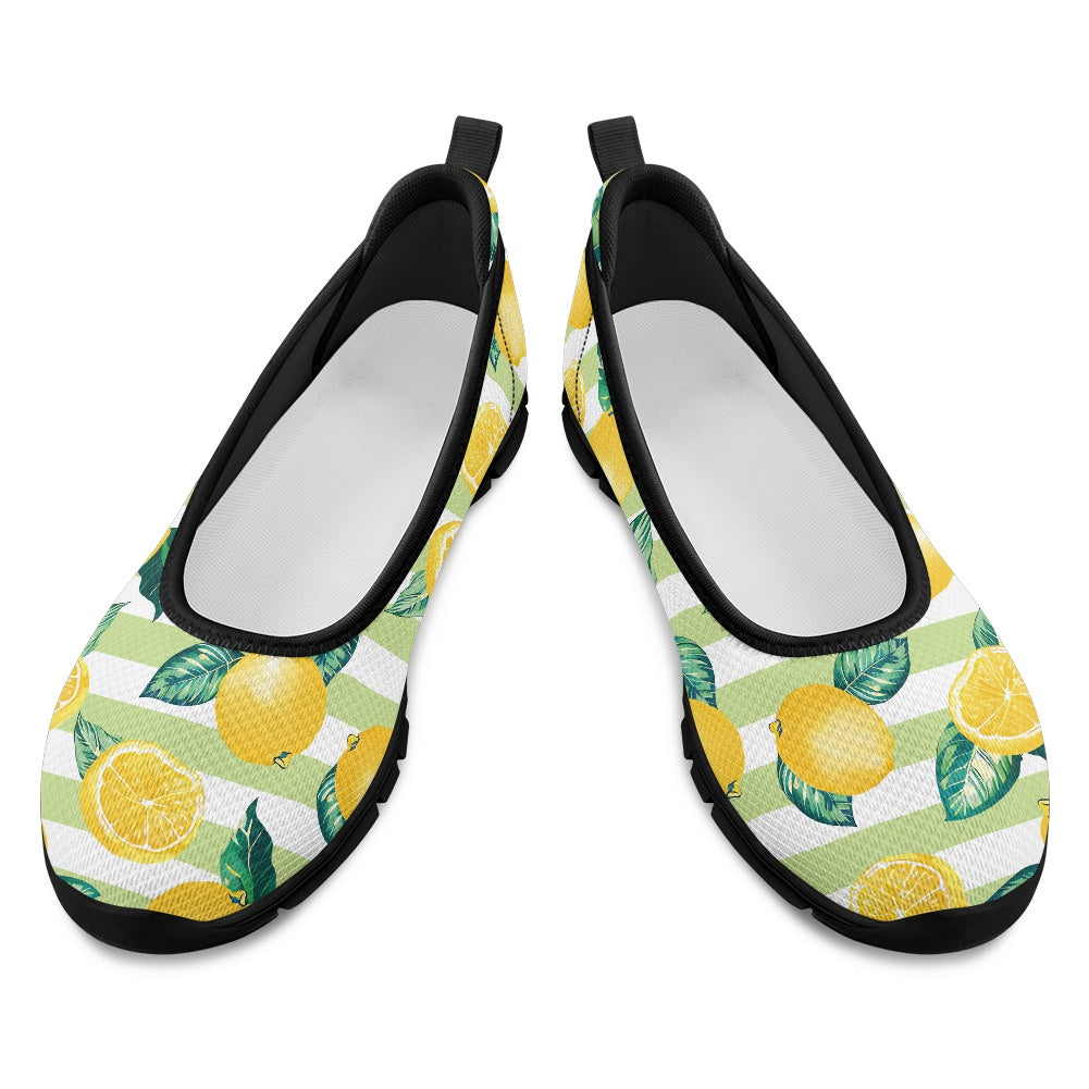 Citrus Charm Women's Slip-On Shoes