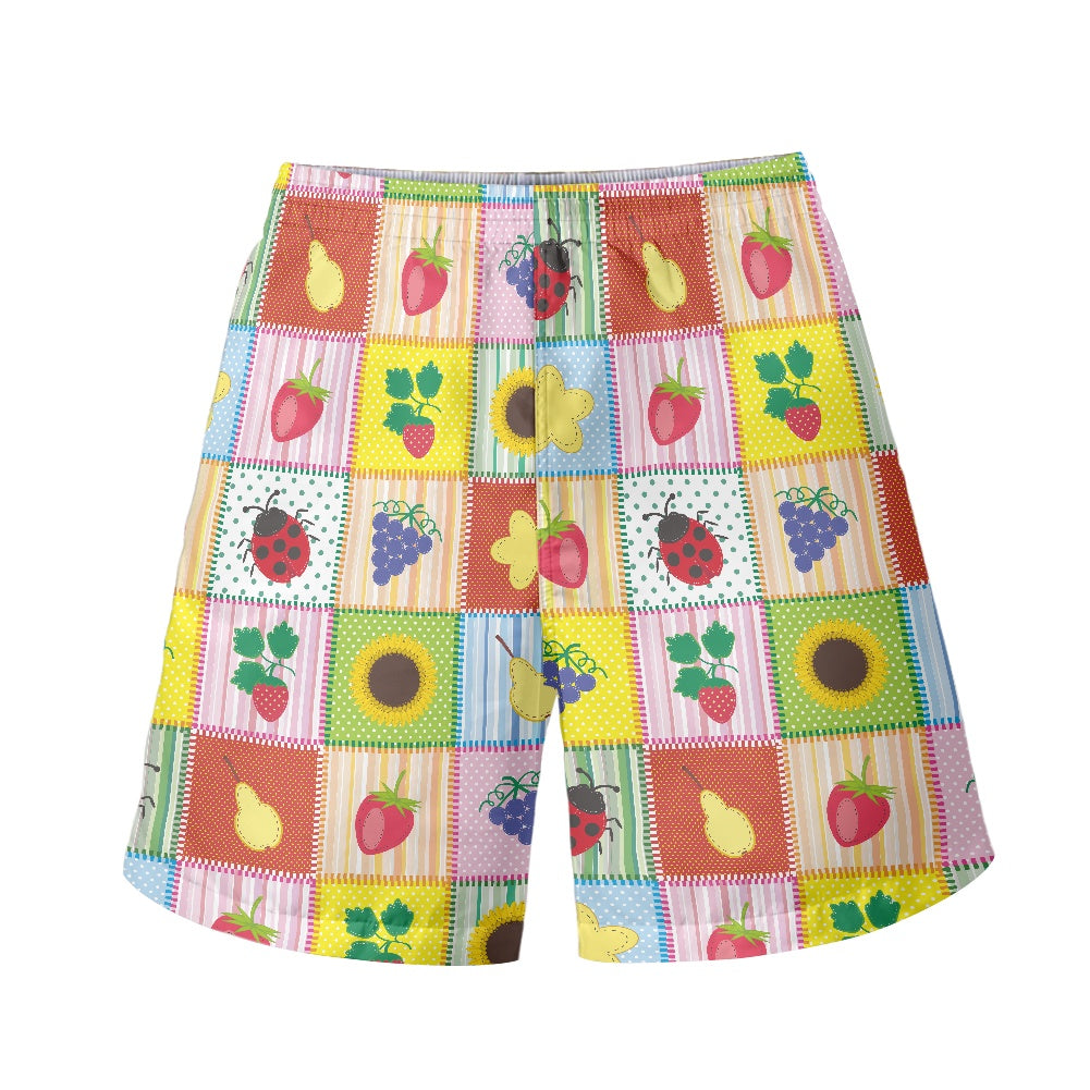 Men's Tropical Print Swim Shorts