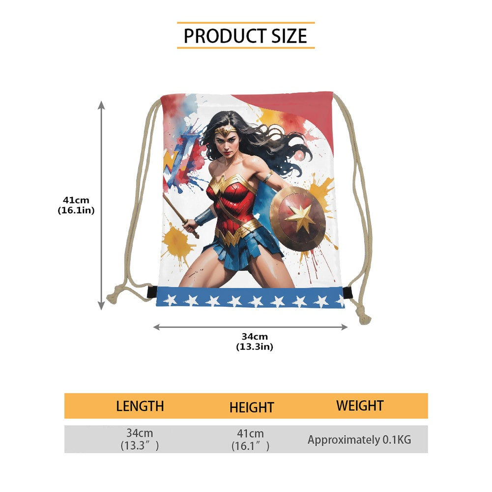 Wonder Woman Drawstring Bag