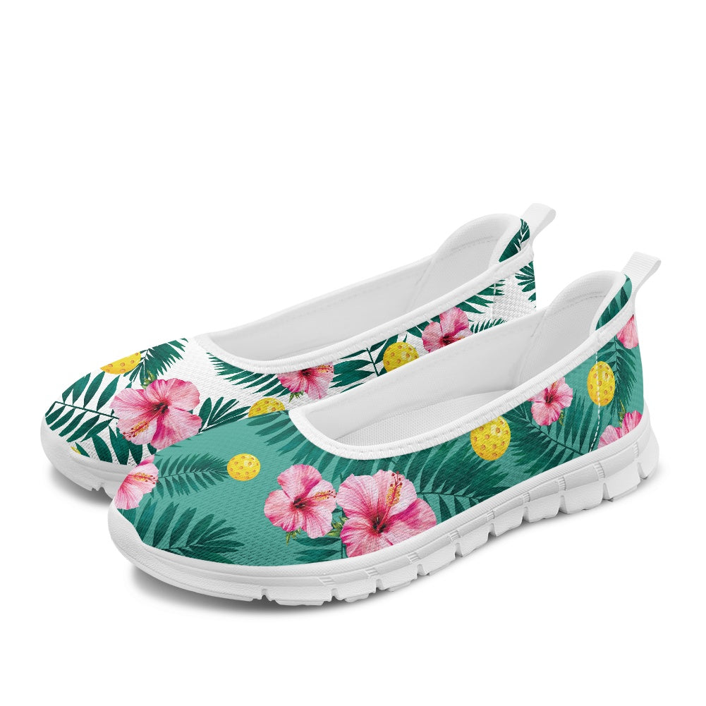 Hibiscus Paradise Women's Slip-On Shoes