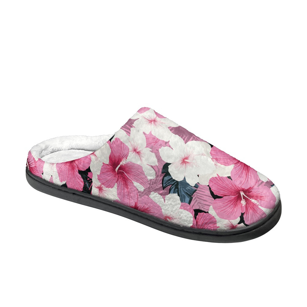 Tropical Blossom Cotton Slippers