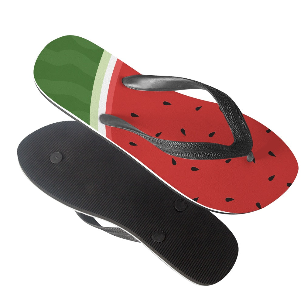 Watermelon Slice Flip Flops