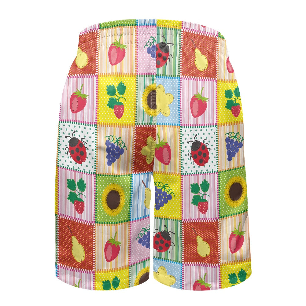 Men's Tropical Print Swim Shorts