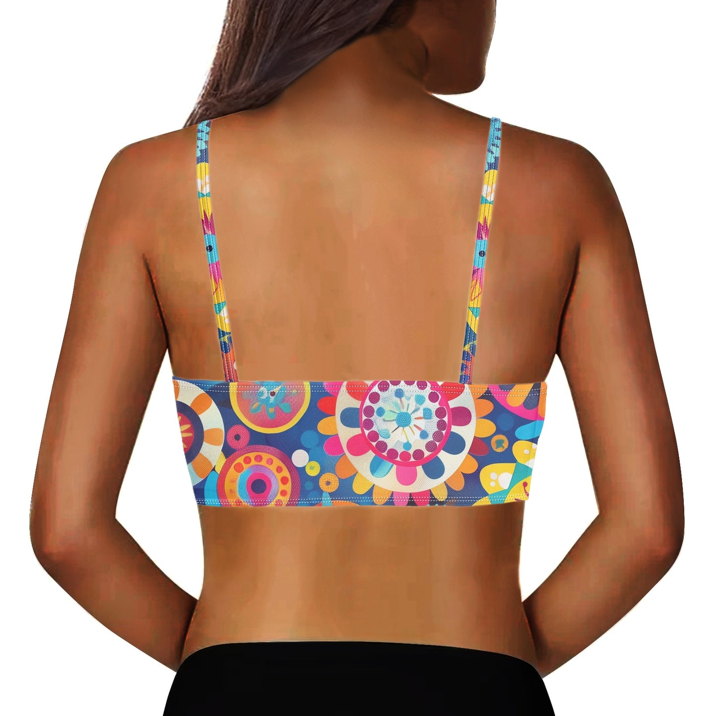 Retro Boho Women’s Sports Bra
