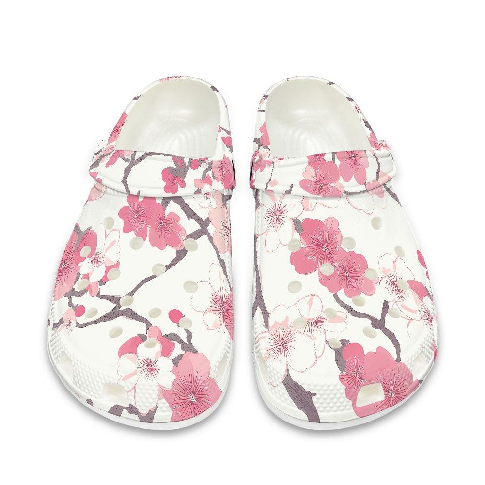 Cherry Blossom Print Adult – Clogs