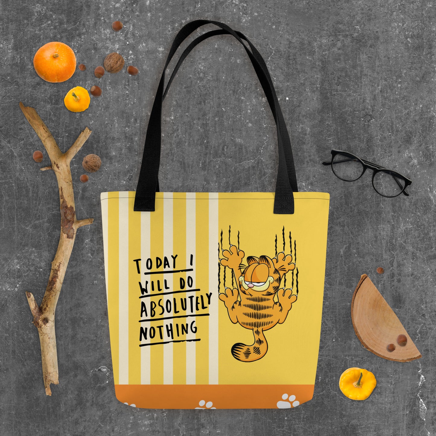 Lazy Garfield Tote Bag