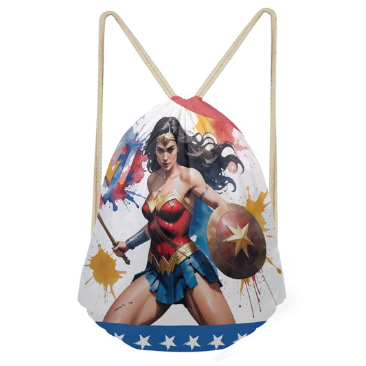 Wonder Woman Drawstring Bag