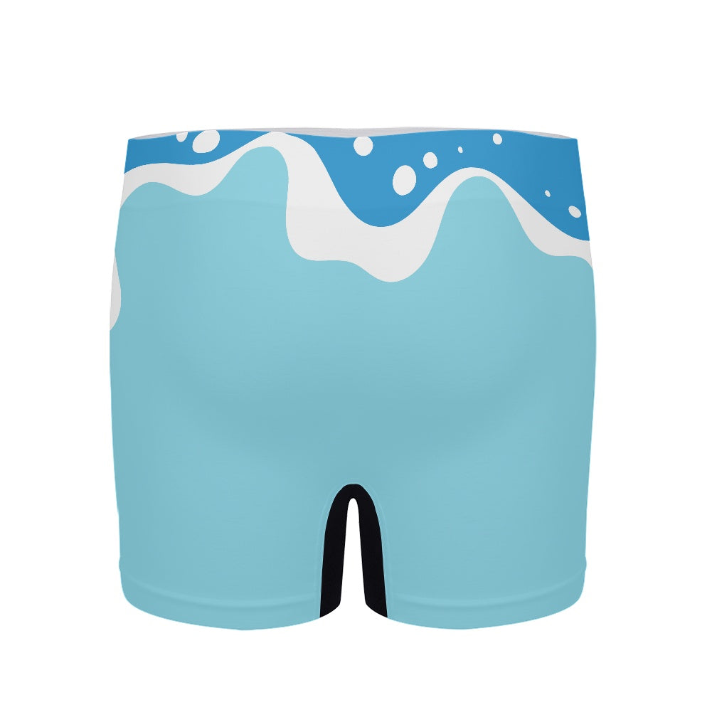 Ocean-Themed Men's Boxer Briefs