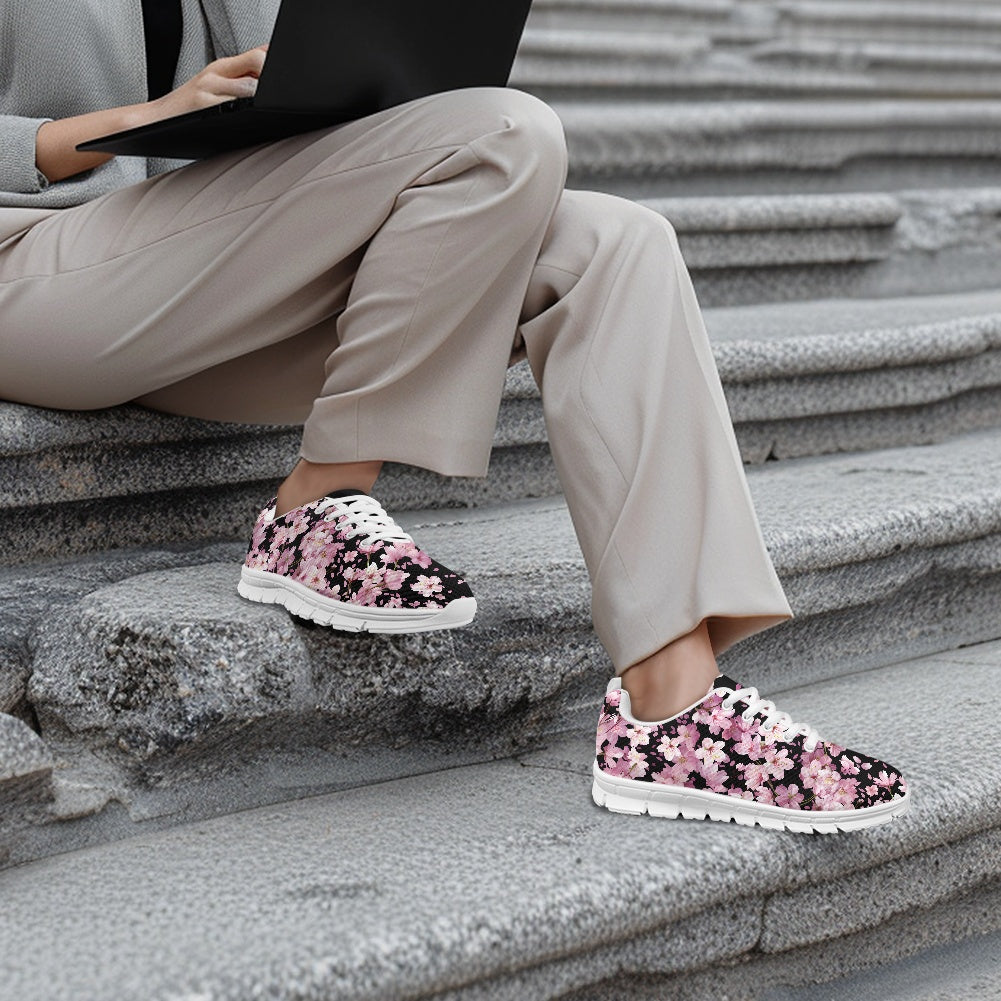 Cherry Blossom Noir Running Shoes