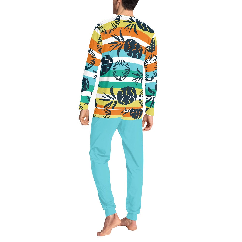 Tropical Vibes Men's Pajama Suit