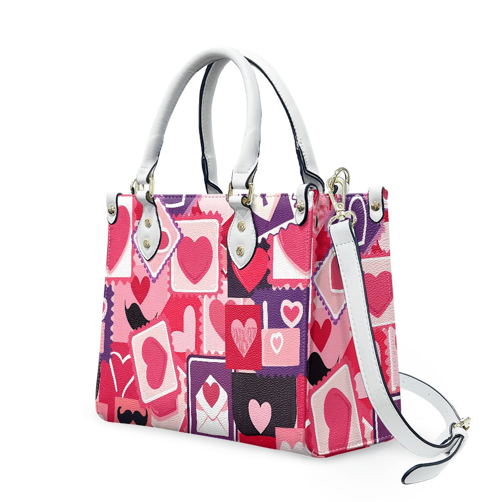 Chic Valentine's Pattern PU Handbag