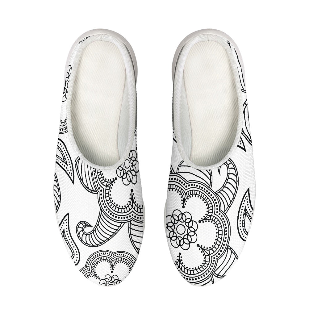 Mandala Art Garden Clogs