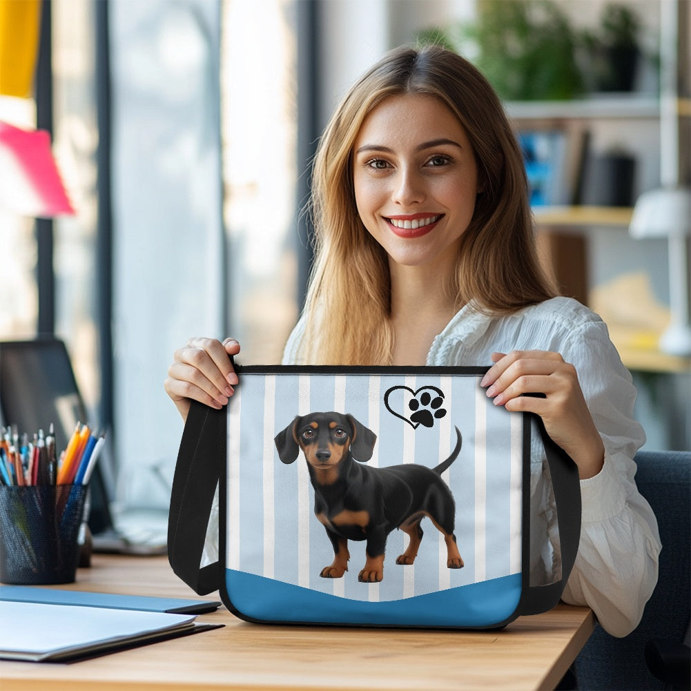 Dachshund Design Large Capacity Underarm Bag