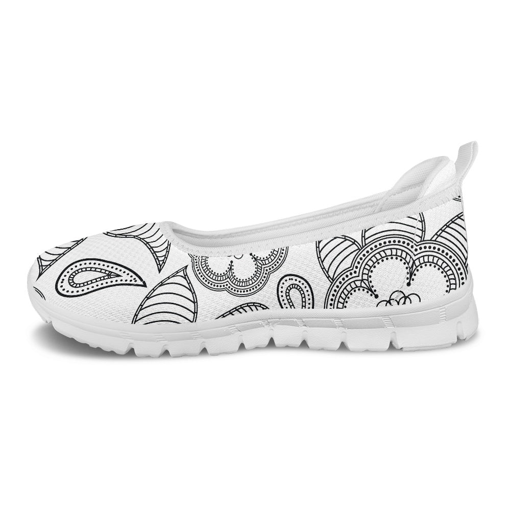 Mandala Charm Women's Slip-On Shoes