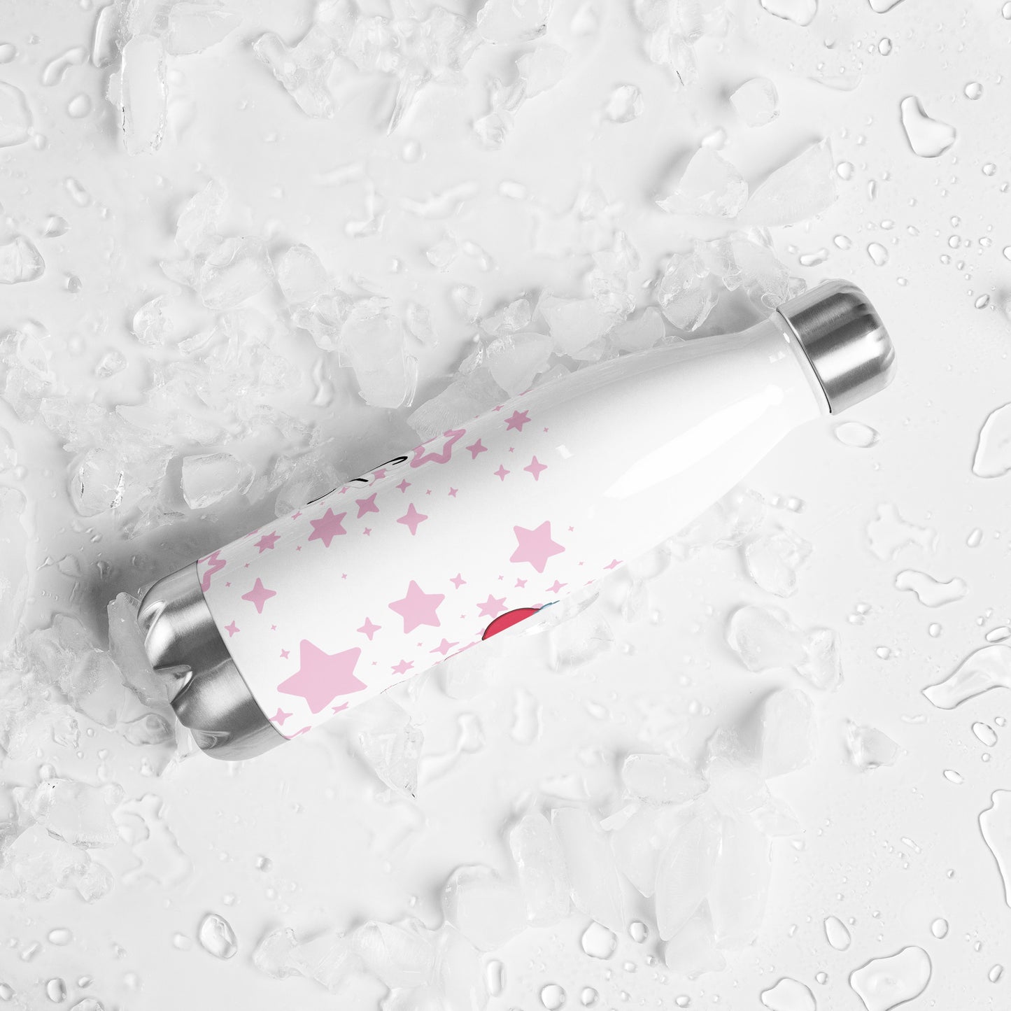stainless steel water bottle white 17oz