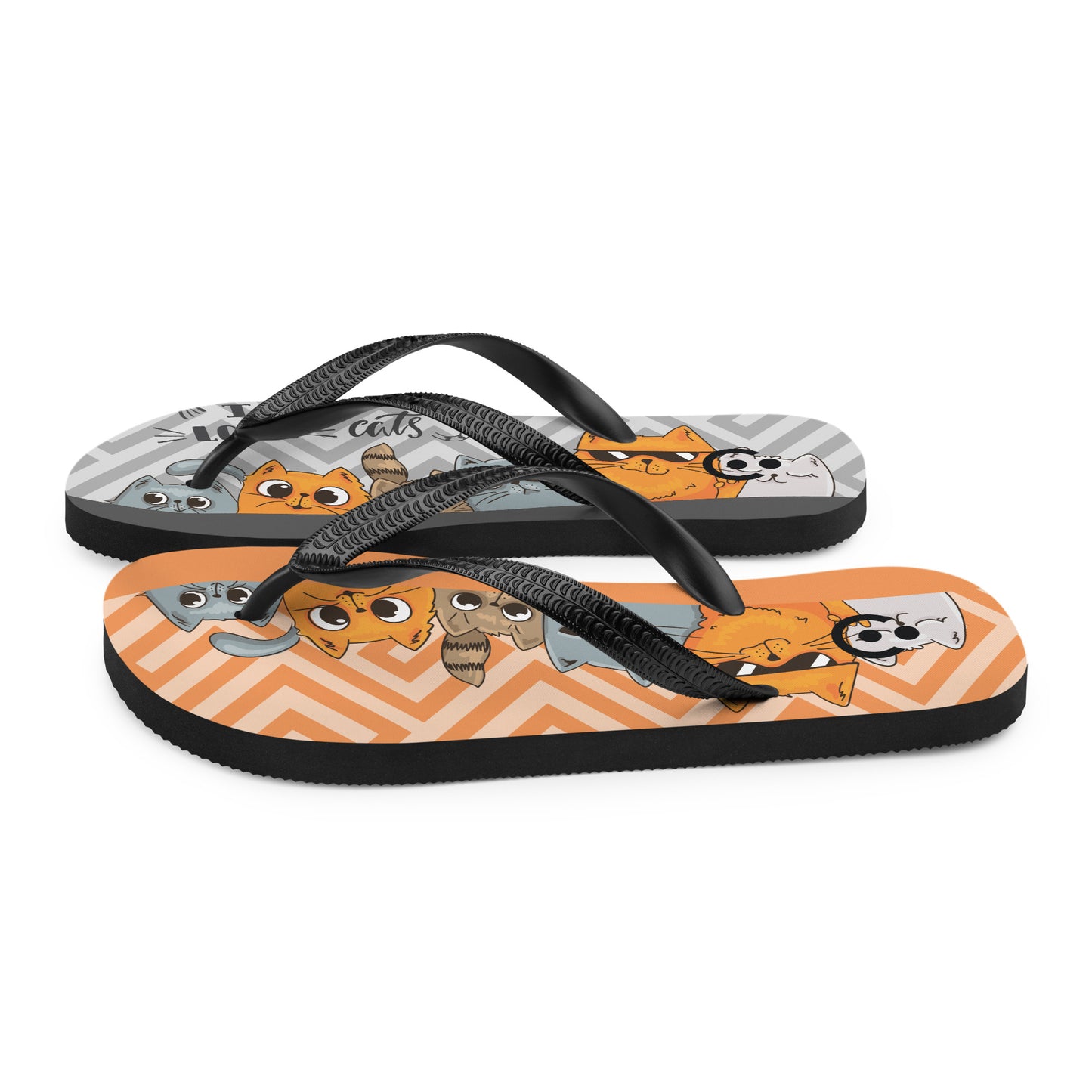sublimation flip flops white left