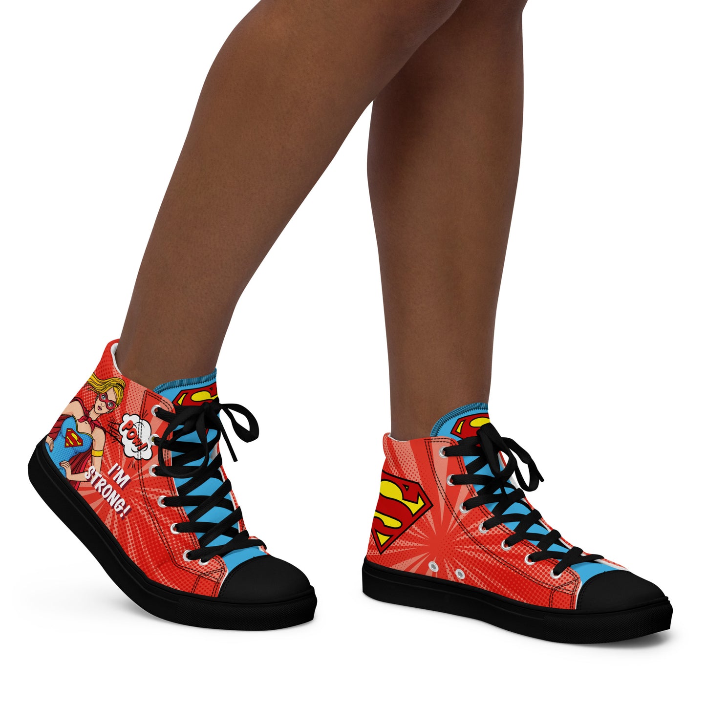 womens high top canvas shoes black