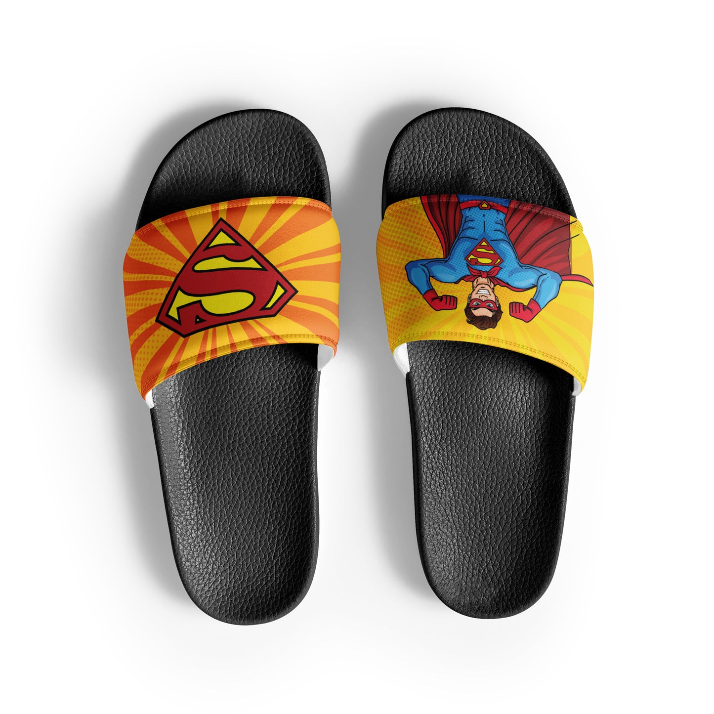 womens slides black