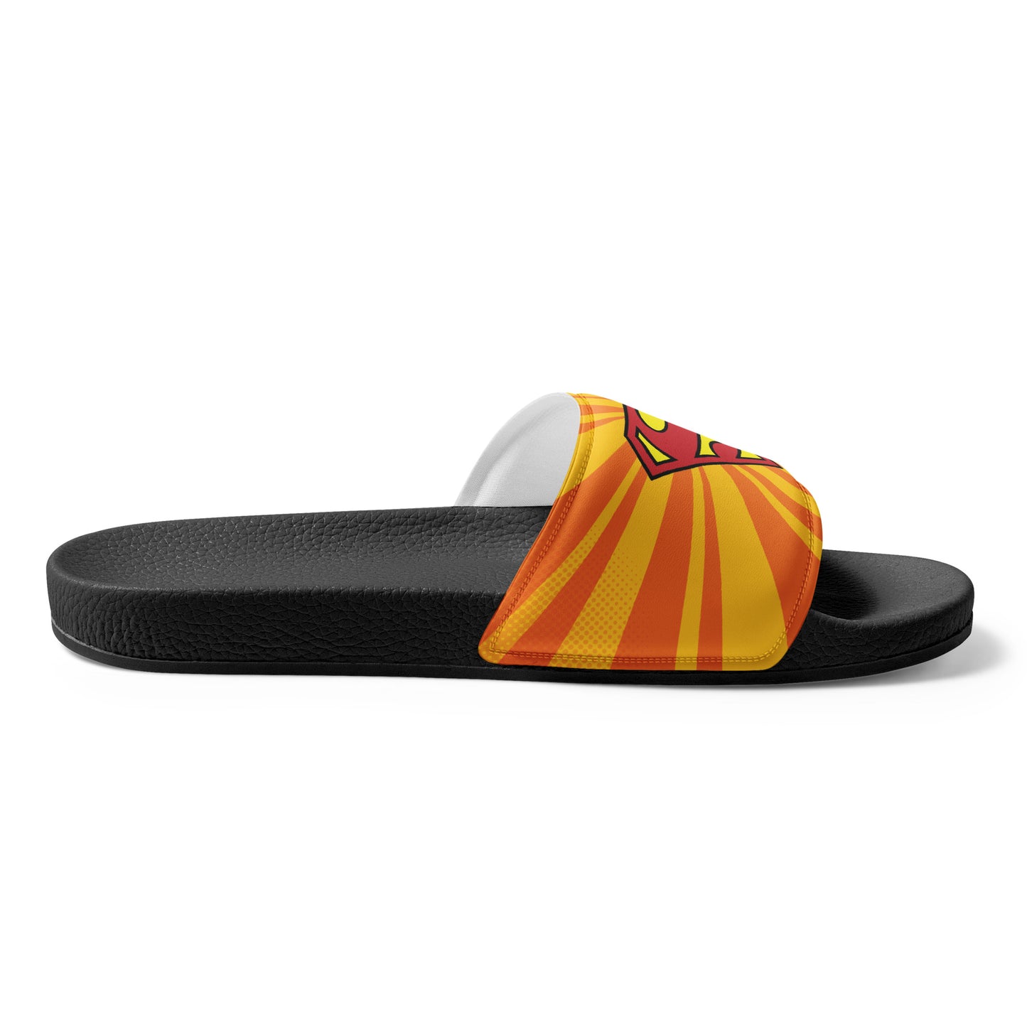 womens slides black