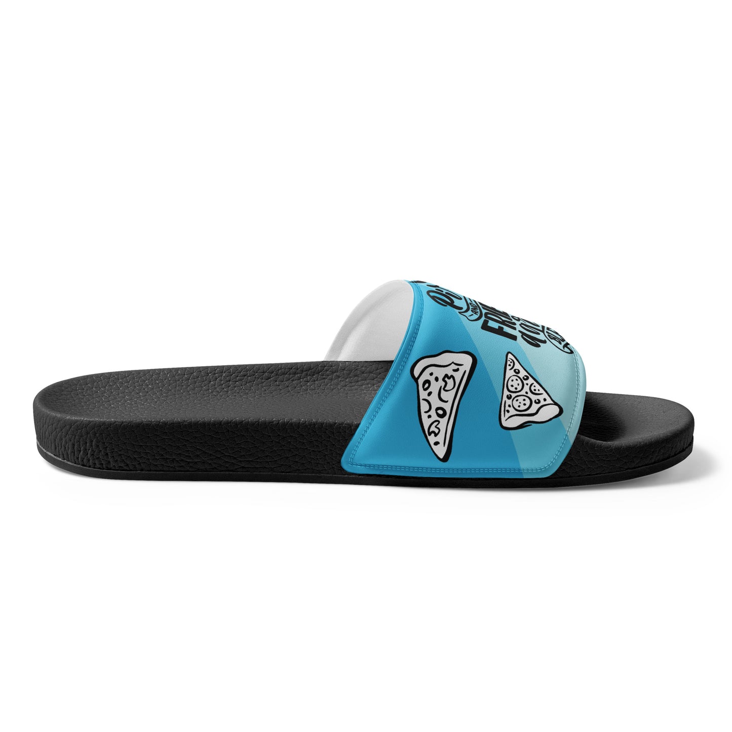 womens slides black