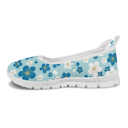 Blue Blossom Women's Slip-On Shoes