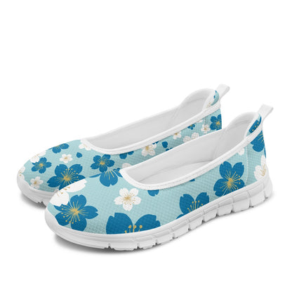Blue Blossom Women's Slip-On Shoes