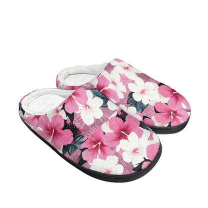 Tropical Blossom Cotton Slippers