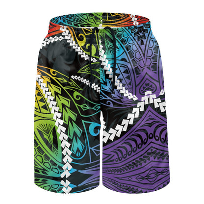 Men's Tribal Multi-Color Swim Shorts