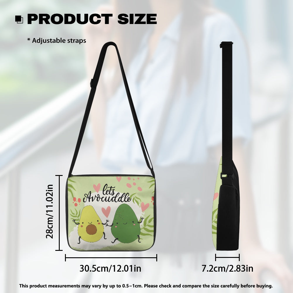 Avocado Design Large Capacity Underarm Bag