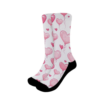 Heart Balloon Crew Socks