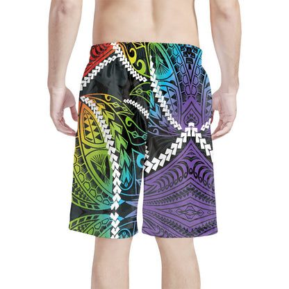 Men's Tribal Multi-Color Swim Shorts