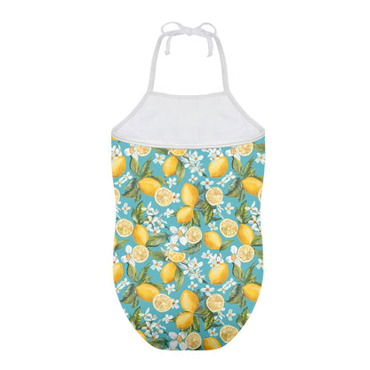 Lemon Print Kids’ One-Piece Swimsuit