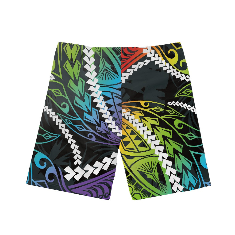 Multicolor Tribal Boy's Swimming Trunks