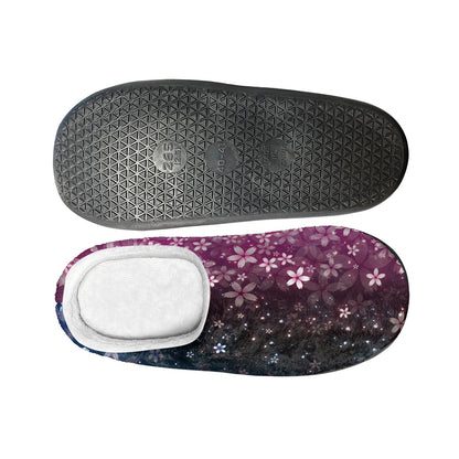 Starlit Bloom Cotton Slippers