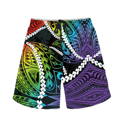 Men's Tribal Multi-Color Swim Shorts