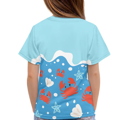 Ocean Wave Crab Children's T-shirt