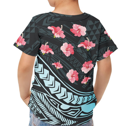 Tribal Hibiscus Print Children's T-shirt