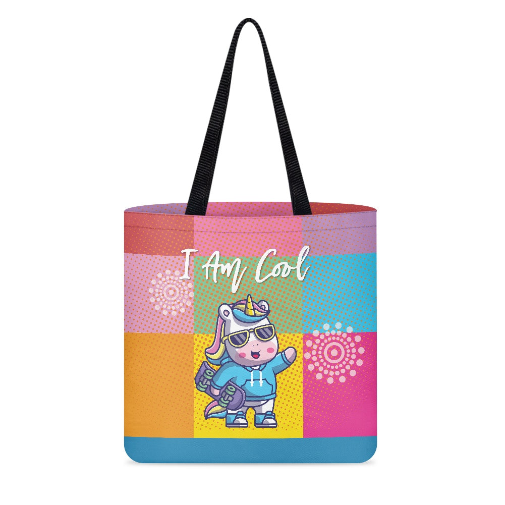 I Am Cool Unicorn Design Cloth Tote Bag