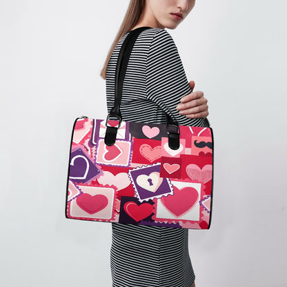Heart Collage Handbag