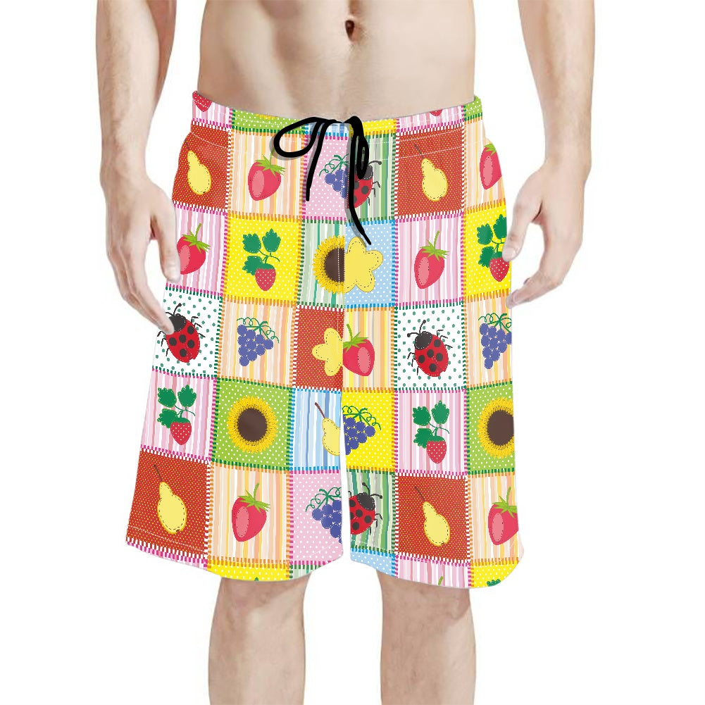 Men's Tropical Print Swim Shorts