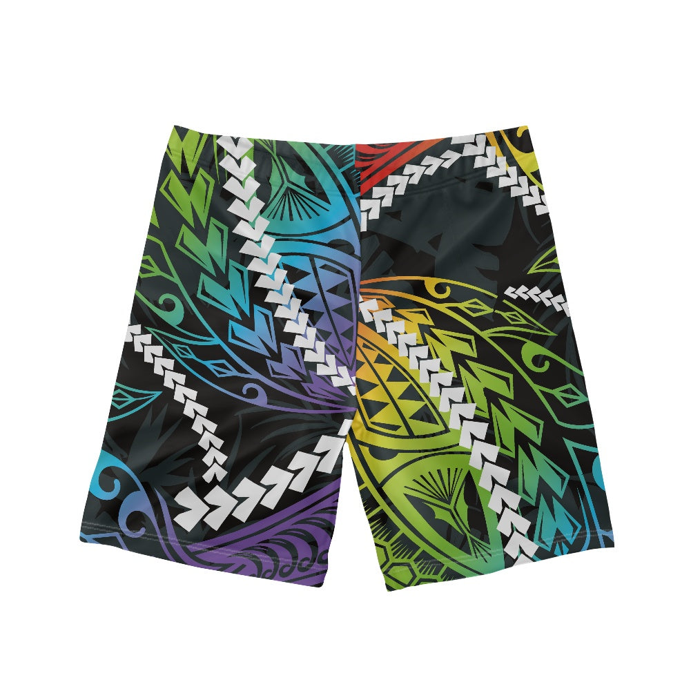 Multicolor Tribal Boy's Swimming Trunks